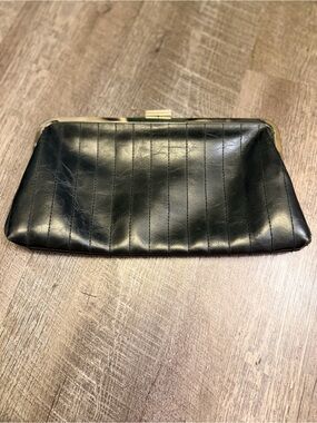 Forever 21 Black Quilted Frame Clutch